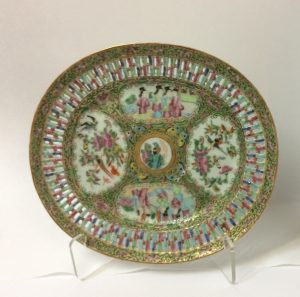 Rose Medallion reticulated plate